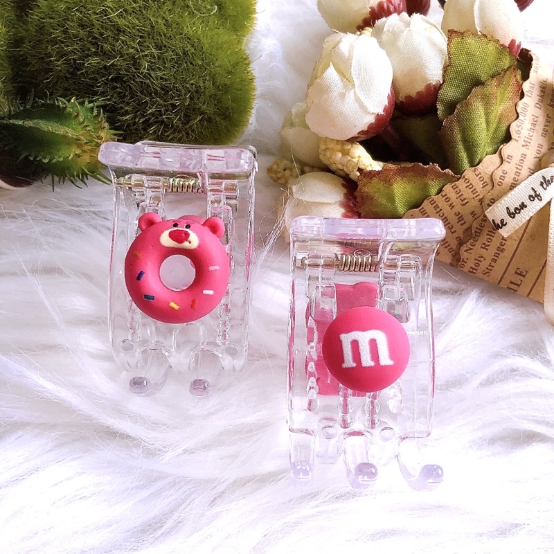 KẸP TÓC CÀNG CUA 5 RĂNG GẤU DÂU LOTSO