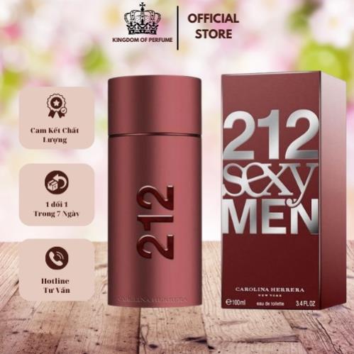 Nước Hoa Nam Thơm Lâu Carolina Herrera 212 Sexy Men 100ml - Mùi hương nam tính mạnh mẽ cuốn hút - nuochoa.1htshop | BigBuy360 - bigbuy360.vn