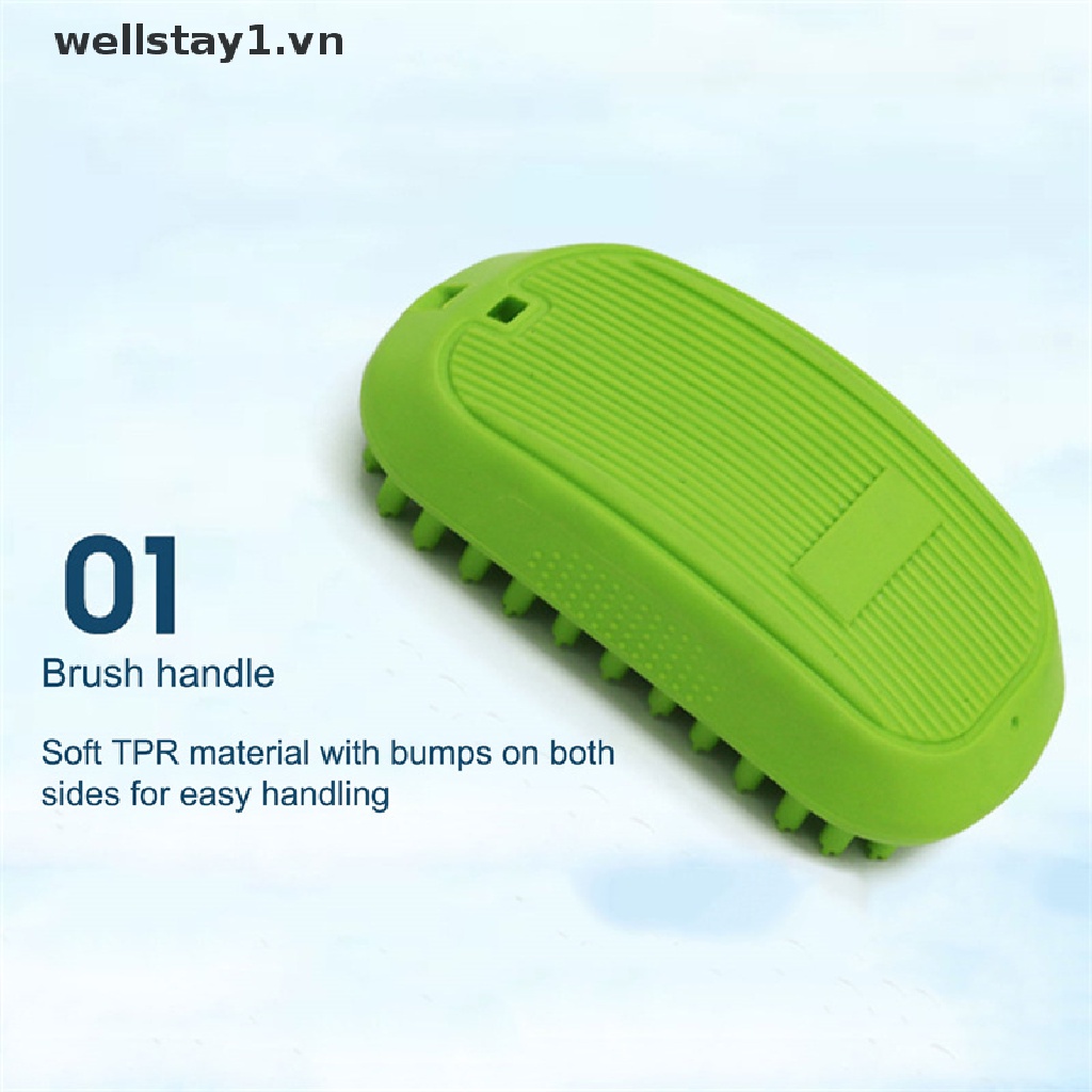 Găng Tay Cao Su Lược Chải Lông Tắm Cho Thú Cưng