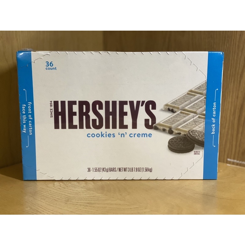 ￼Socola Hershey's Cookies 'N' Creme - Mỹ [NGUYÊN HỘP]