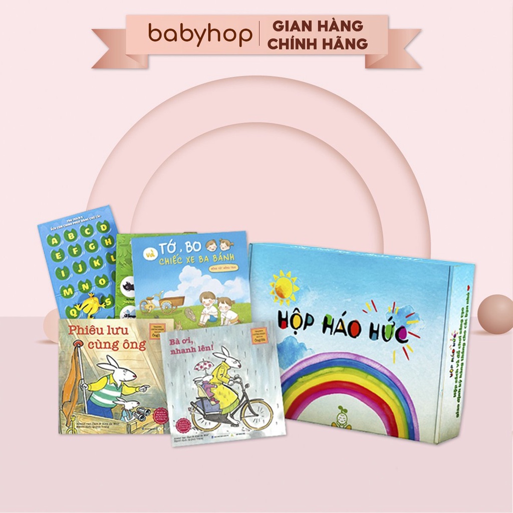 ( GIFT ) Quà tặng bộ đồ chơi tăng khả năng tư duy nhận biết, ngôn ngữ cho bé hộp háo hức