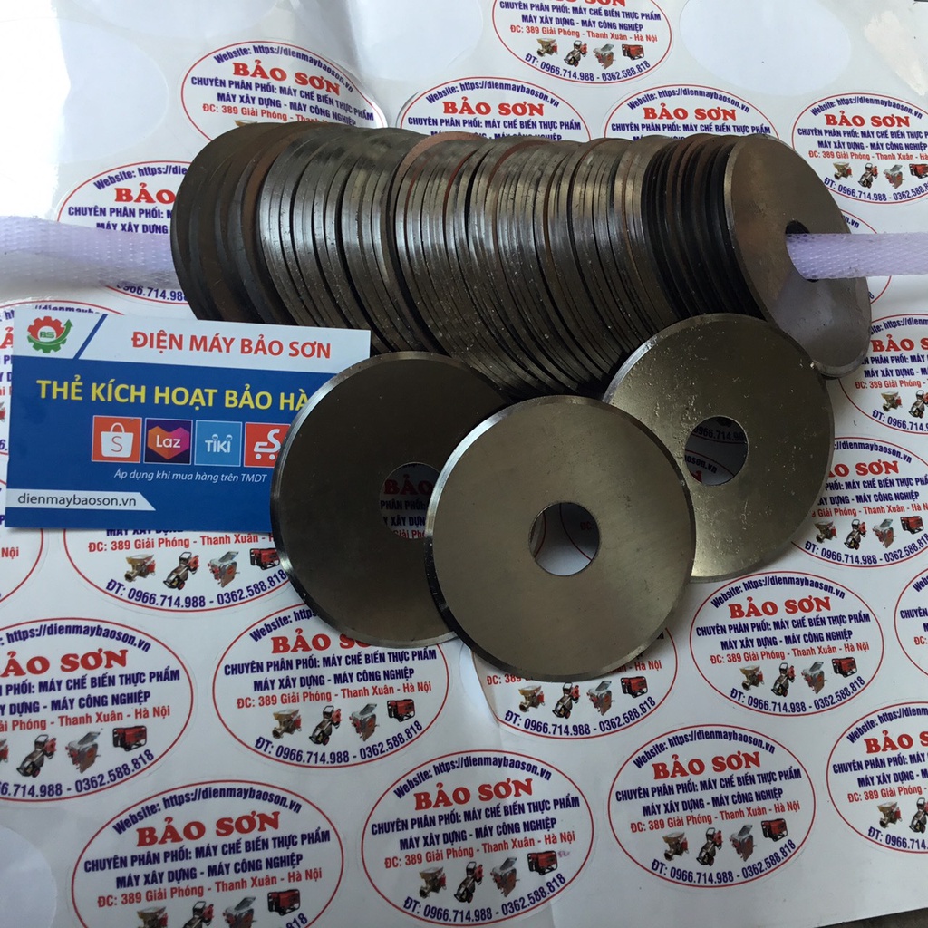 LƯỠI DAO MÁY THÁI THỊT TƯƠI SỐNG ĐỦ KÍCH THƯỚC 70mm 85mm 90mm 105mm