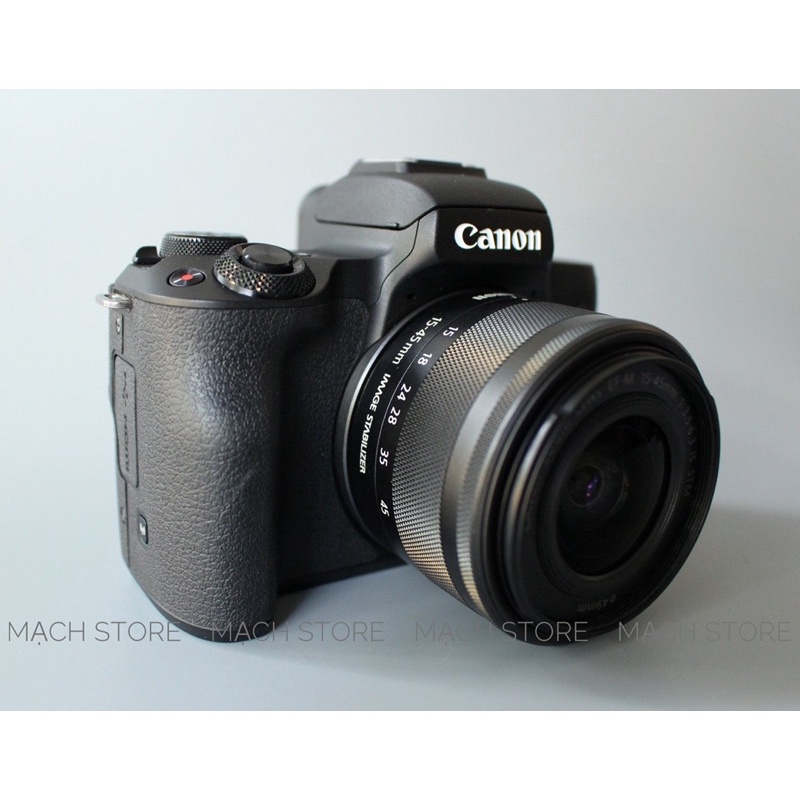 MÁY ẢNH CANON EOS M50 + LENS 15-45MM F/3.5-5.6 IS STM