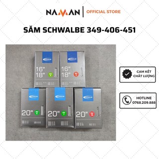Săm xe đạp , ruột xe đạp schwalbe 16inch 20inch các loại 349, 406, 451 phụ kiện xe đạp