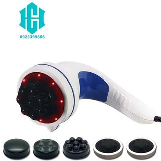 Máy mát xa Đồ gia dụng Rung đa năng Cổ Vai Eo Chân Thiết bị cơ thể cầm tay bằng điện hồng ngo