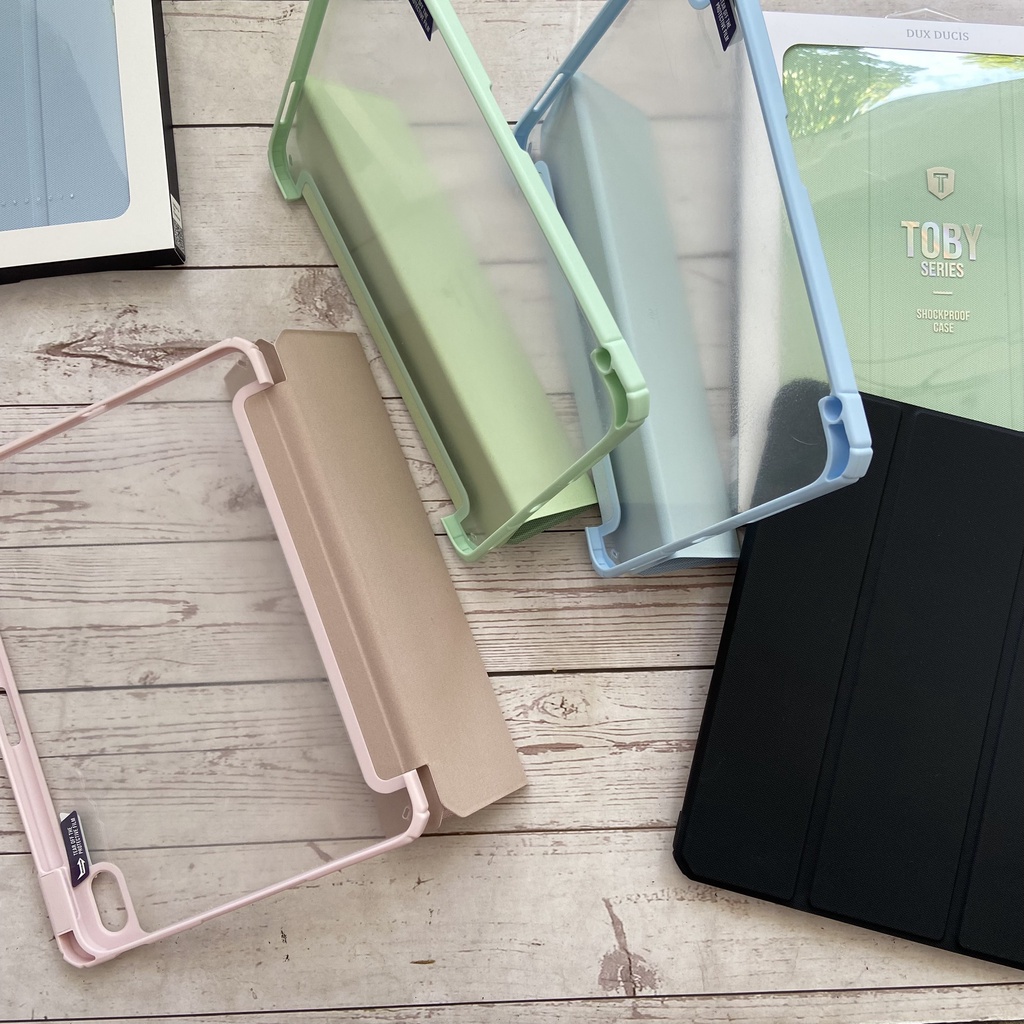 Bao da DUX DUCIS iPad Gen 10  10.9 inch  - Mặt lưng trong, Có Khay Đựng Bút - Hồng