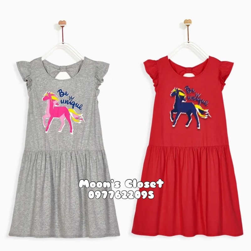 Váy thun nơ lưng MDKsize 4/5y-16/17y (18-50kg)