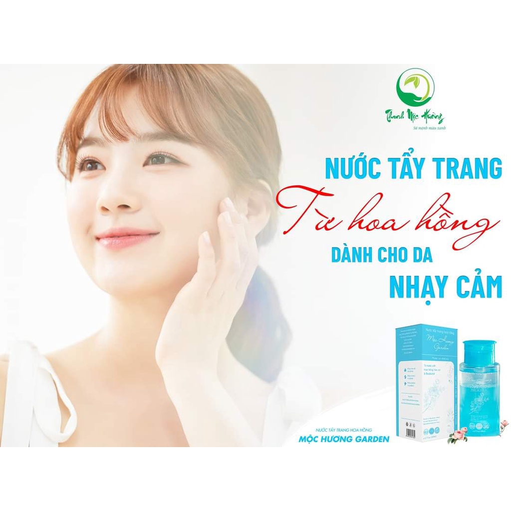 Bộ sản phẩm làm sạch sâu nước tẩy trang &amp; sữa rửa mặt dược liệu Thanh Mộc Hương chính hãng