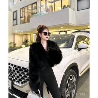 Áo khoác lông chồn cao cấp