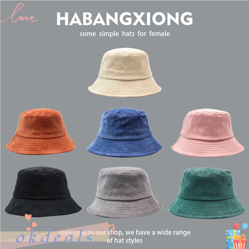 Mũ Bucket Chất Liệu Cotton Chống Nắng Thời Trang Cho Nam Nữ