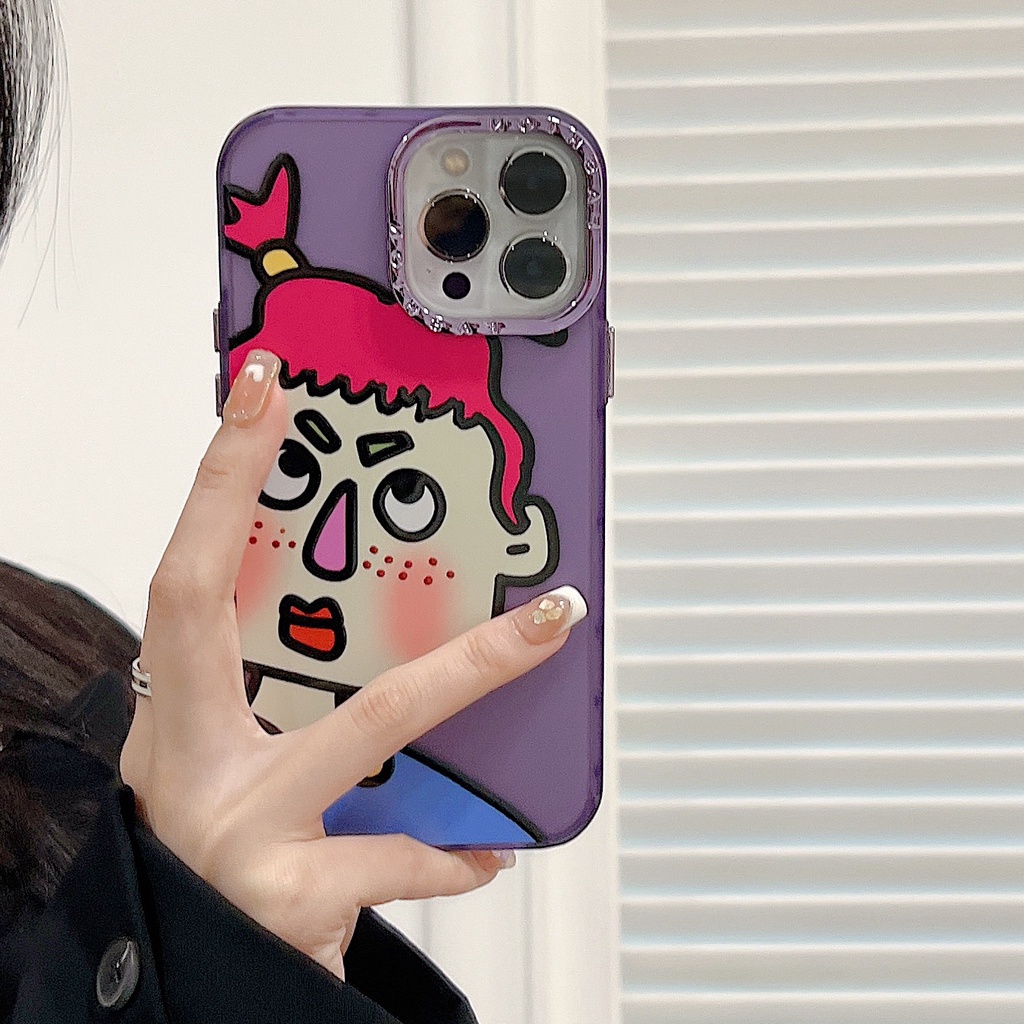 Ốp Điện Thoại Tpu Dẻo Họa Tiết Bé Trai / Gái Dễ Thương Chống Rơi Cho iPhone 14 13 12 11 Pro Max 14 Plus