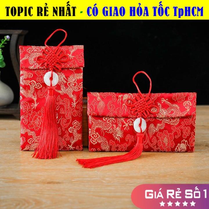 Bao Lì Xì Vải Gấm Cao Cấp Tết 2023 (Giá 1 Bao) (Ảnh Thật)