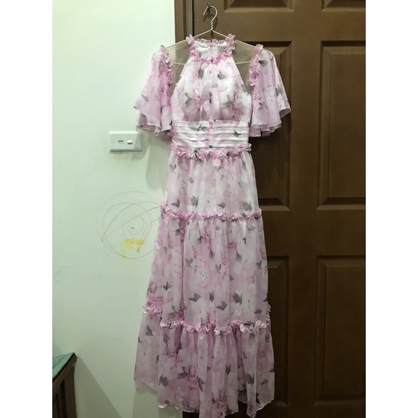 Váy Sò clever hồng cánh tiên sz m