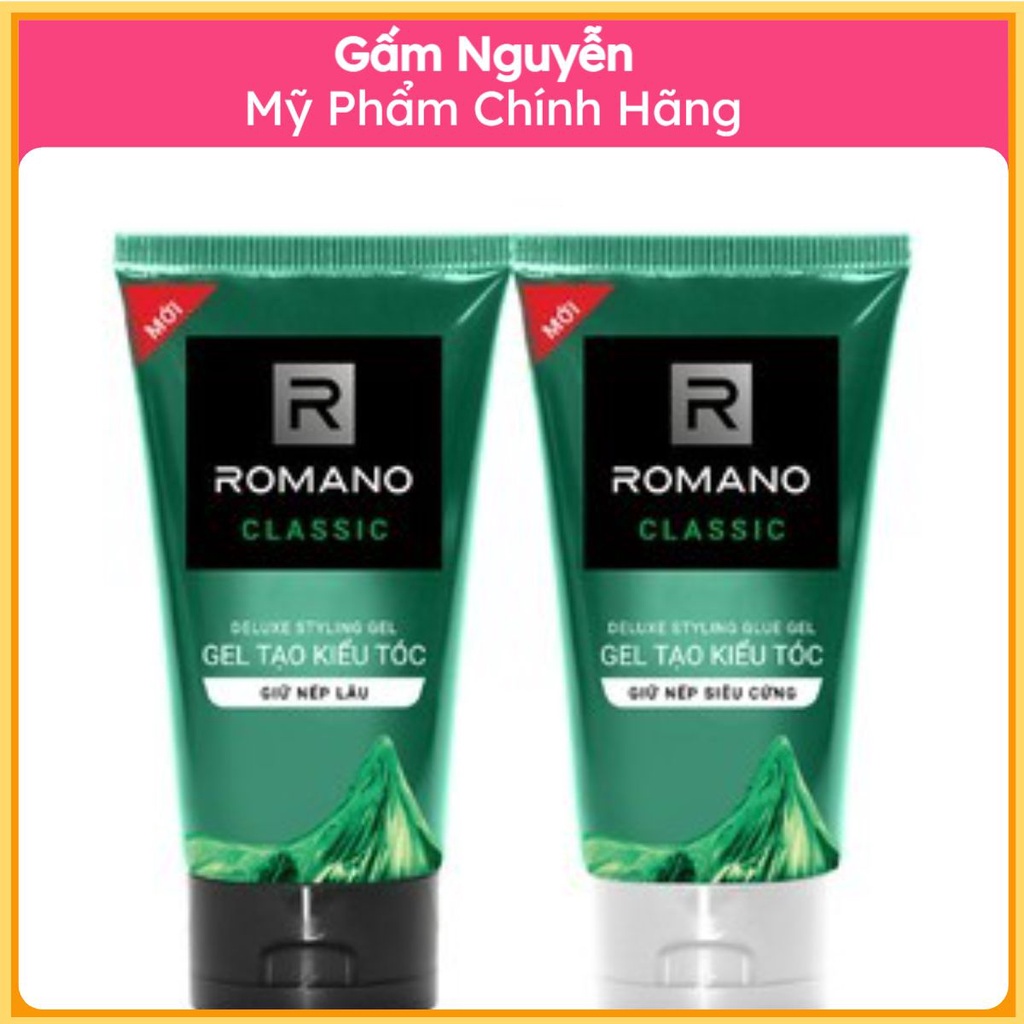 Gel vuốt tóc Romano Classic 150g