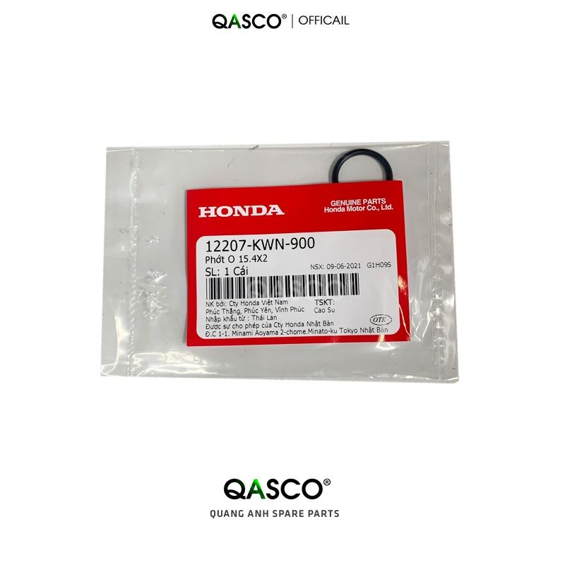 (12207KWN900)Phớt O HONDA Air Blade, Lead, Pcx, SH,Sh Mode 15.4X2 (823)