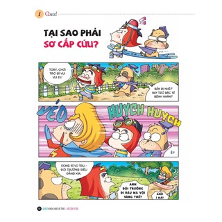 Sách - Quiz! Khoa Học Kì Thú: Sơ Cấp Cứu