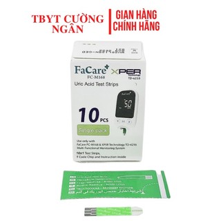 Que thử Axit Uric (gout) dành cho Máy đo đa năng Facare 5 trong 1 FC-M168 (TD-4216) - Hộp 10 que