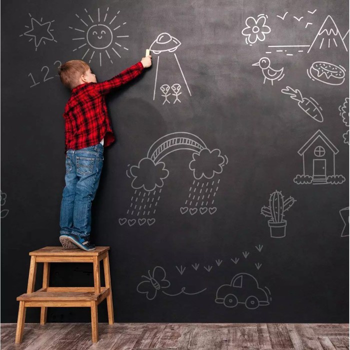 Bảng Dán Tường Học Tập, Họp Văn Phòng - Decal Bảng Viết Có Thể Xóa