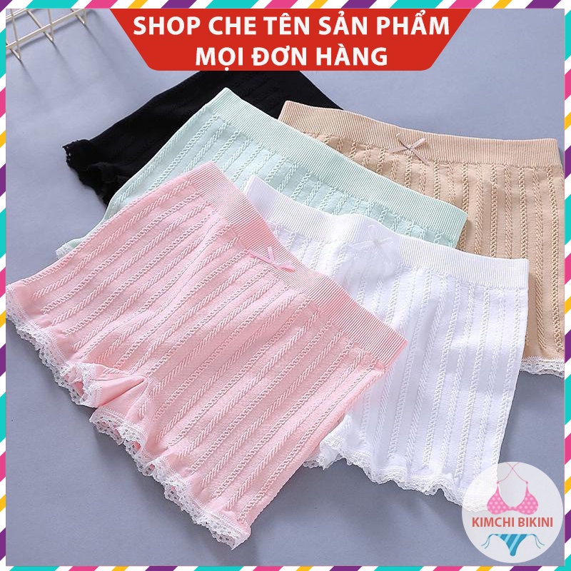 [Thanh Lý]Quần mặc trong váy cạp cao quyến rũ KIMCHIBIKINI lót nữ cotton đùi bigsize gợi cảm hàng quảng châu QL001