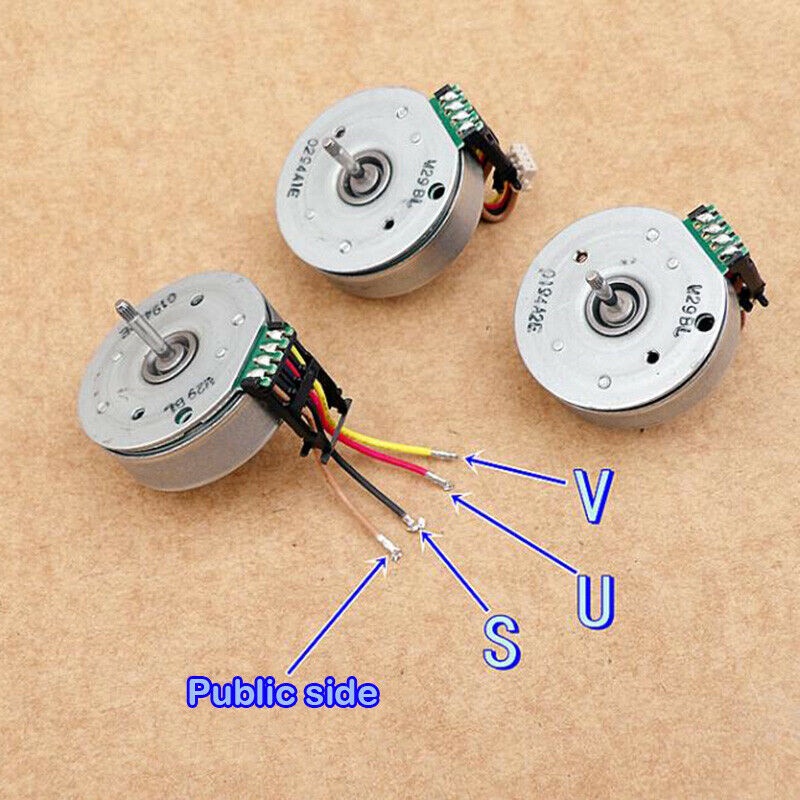 1 Động Cơ Không Chổi Than Mini 3 Pha DC 7.4V-14V 12V 1400RPM Kèm Mô Men Xoắn Lớn 9 Pha Cố Định Cho Máy Bay Điều Khiển Từ Xa