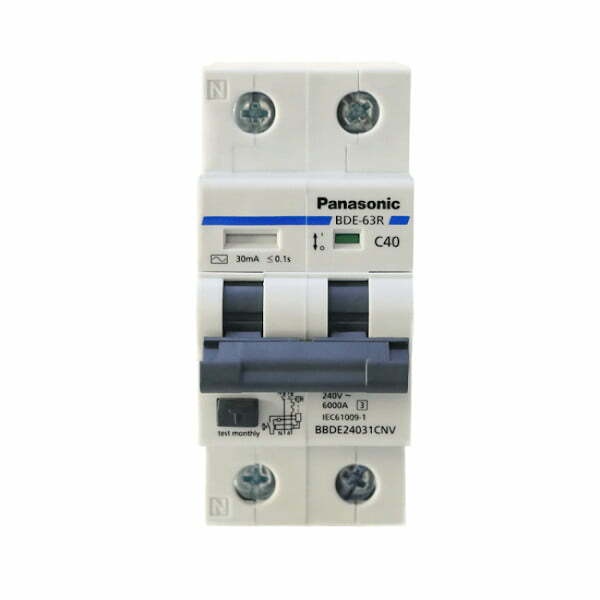 RCBO 2P 32A 6kA 30mA Panasonic BBDE23231CNV