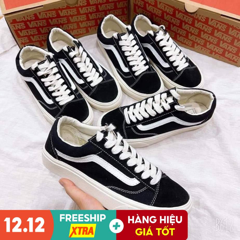 Giày Nam Nữ 𝗩𝗮𝗻𝘀 Old Skool Classic - Giày 𝗩𝗮𝗻𝘀 Vault Nam Full Box Hàng Đẹp 2022