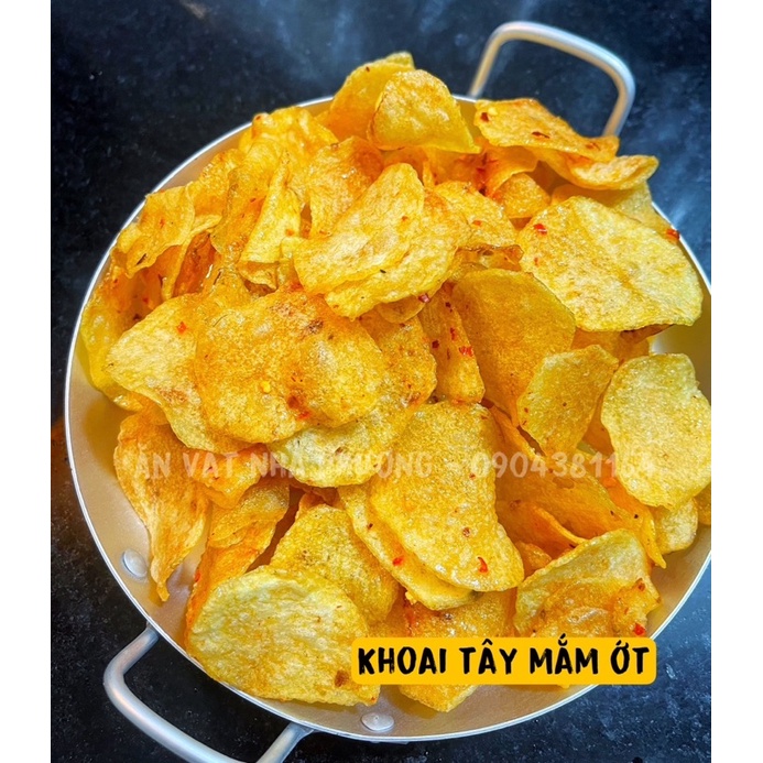 Khoai tây mắm ớt nhà làm