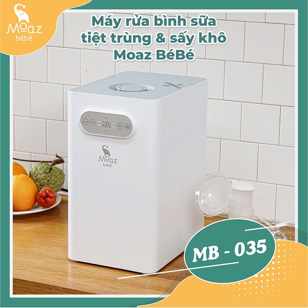 Máy rửa bình sữa, tiệt trùng và sấy khô Moaz BéBé MB – 035