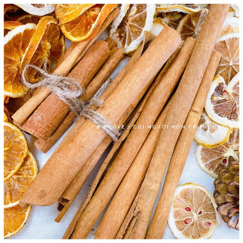 (siêu rẻ) phụ kiện trang trí cây thông noel cảm chanh thông quế dây thừng vải bố
