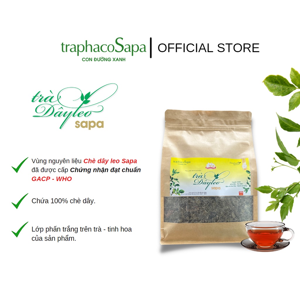 Trà Thảo Dược TRAPHACOSAPA Trà Dây Leo Sapa 250gram OCOP 3 Sao