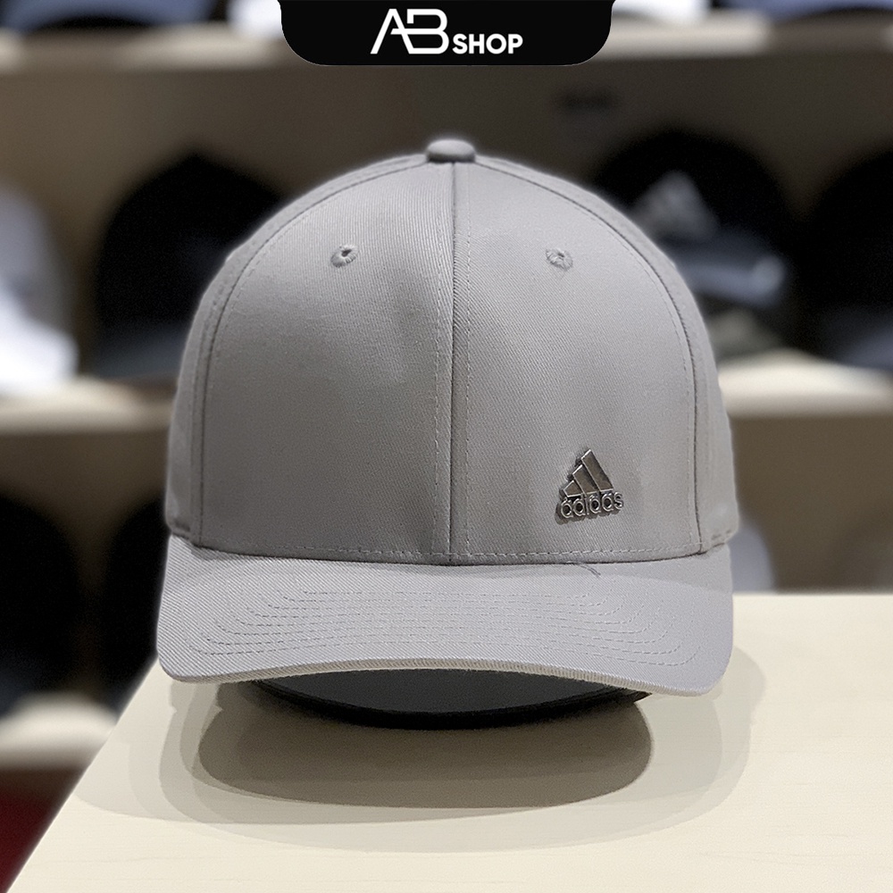 Mũ Lưỡi Trai Adidas Logo Inox Mini Bít Đuôi 2 màu