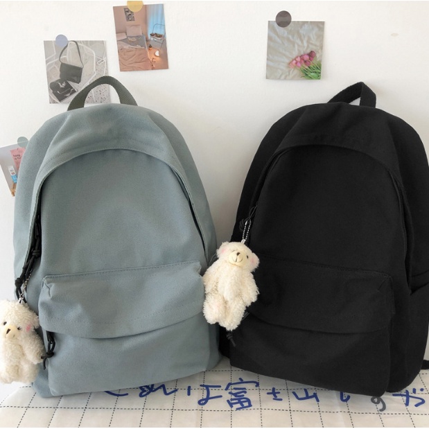 [Tặng Sticker ] Balo Cao Cấp Dru - Phong Cách Ulzzang Hàn Quốc Nam Nữ Thời Trang Cute Dễ Thương Basic BL030