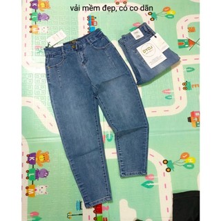 Quần jeans nữ kiểu dáng boy, baggy, quần bò hiệu cao cấp phom đẹp chuẩn đét