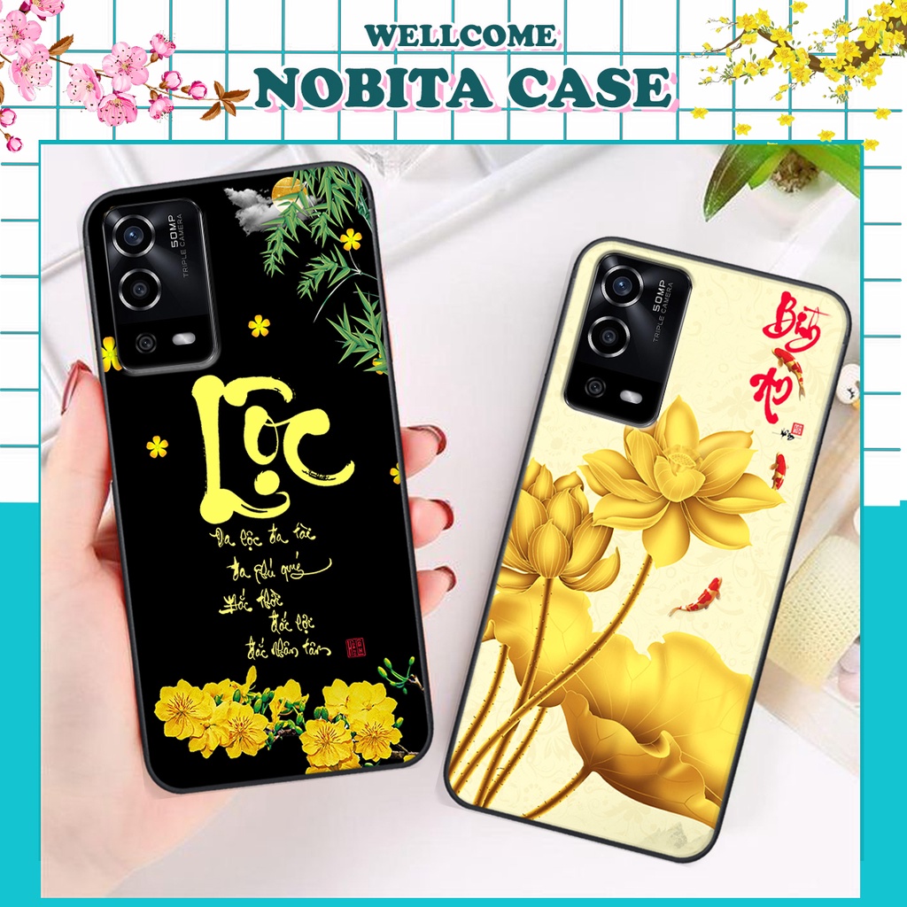 Ốp Oppo A54 / A55 in hình 3D thư pháp,tài lộc ,bình an,bền,đẹp