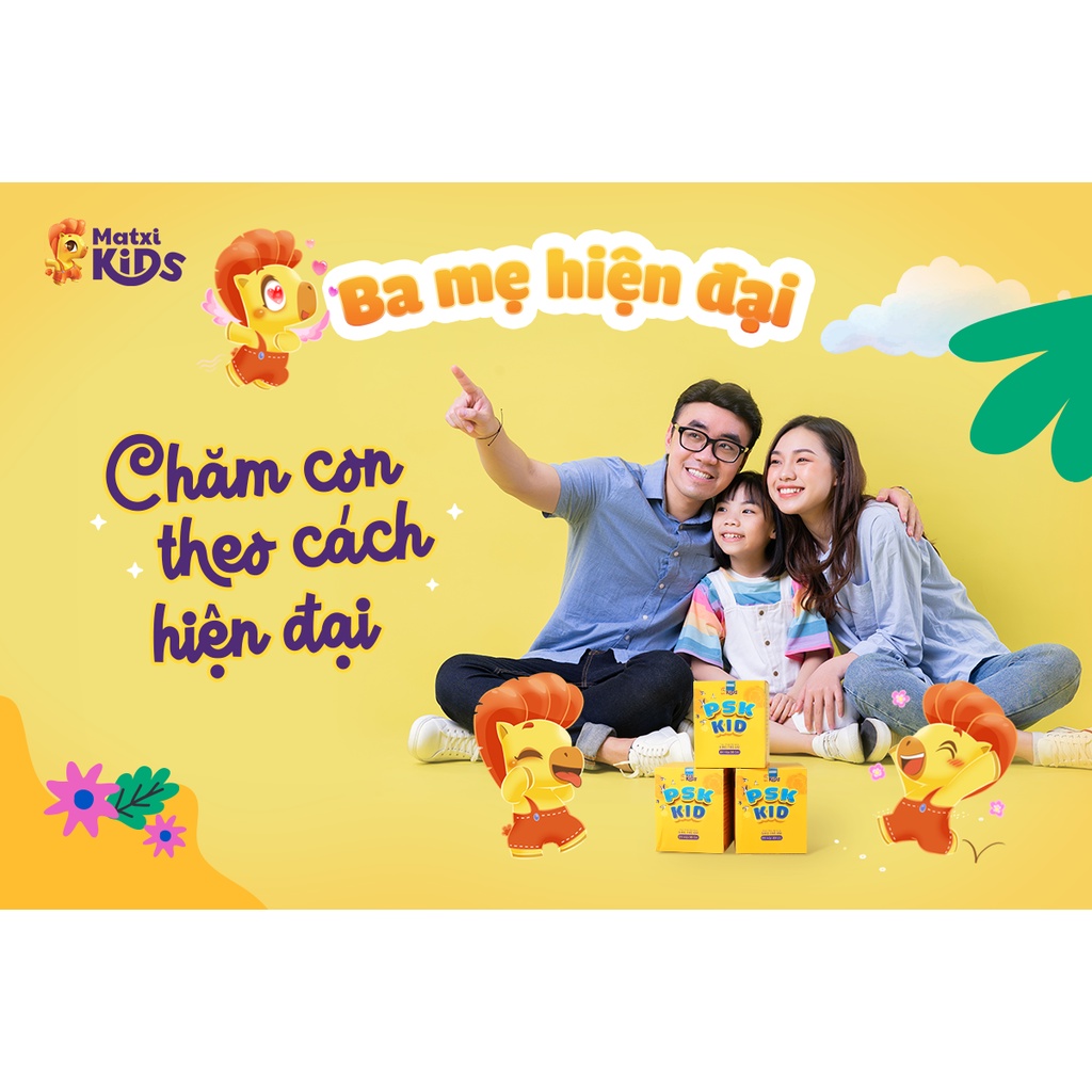 SIRO TRẺ EM ĂN NGON PSK KID, HỘP 30 GÓI, CHÍNH HÃNG, DATE MỚI