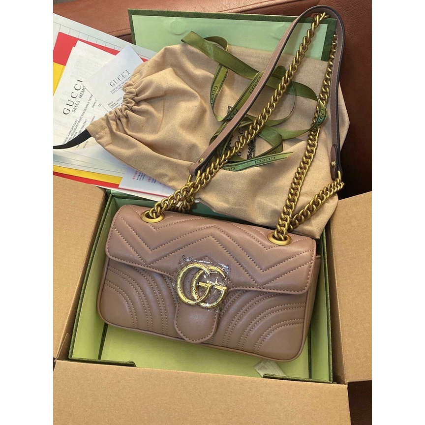 Túi Xách Nữ G.C Size 23cm Hàng Chuẩn VIP 2 Bocx Nam Châm Sịn Sò Y hình Bên Shop Chụp MTA890