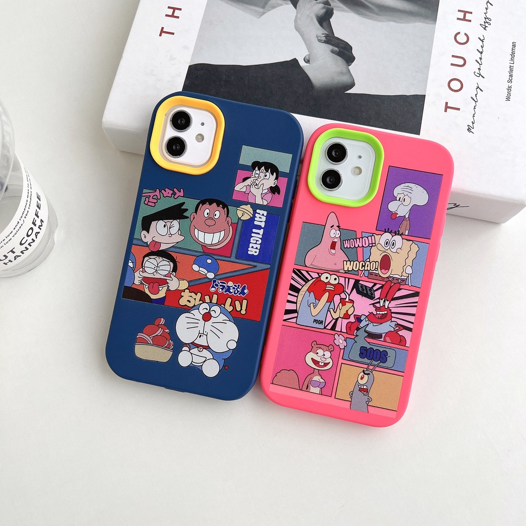 Ốp Điện Thoại Họa Tiết Doraemon Cho iPhone14ProMax 12Pro 7p 11 13Promax 12Promax 12