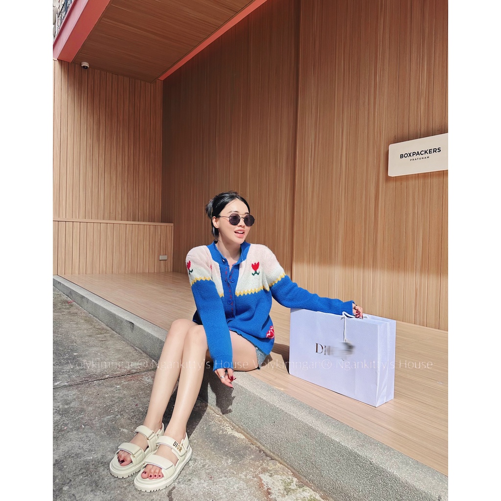 Áo khoác ca.di.an hoa