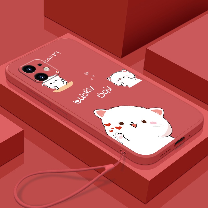 Ốp Điện Thoại In Hình Mèo May Mắn Cho iPhone 11 iPhone 11 pro iPhone 11 pro max iPhone 12 iPhone 12 pro iPhone 12