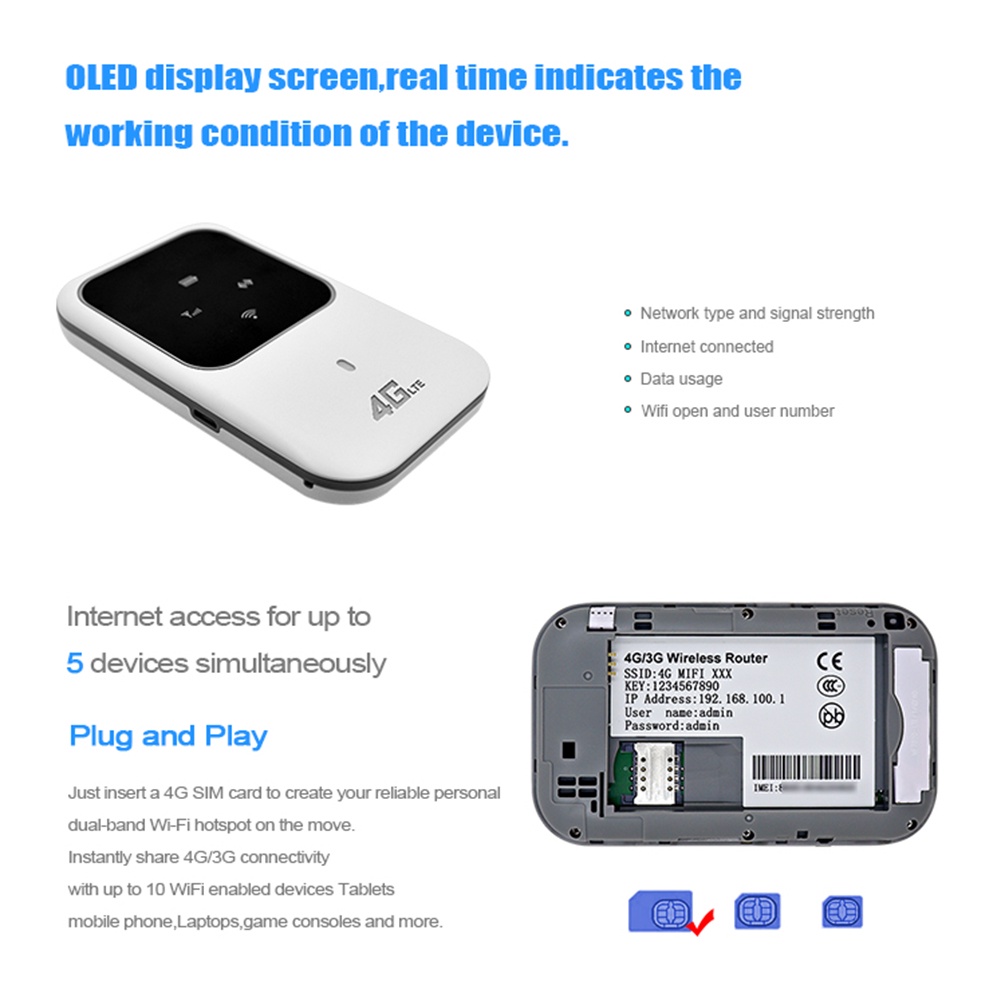 Bộ PháT WiFi 4G LTE Mobile Broadband Cho ĐiệN ThoạI | BigBuy360 - bigbuy360.vn