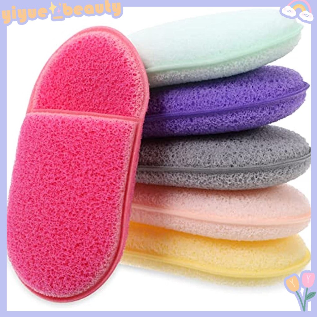 Set 6 Găng Tay Bọt Biển Tẩy Tế Bào Chết Làm Sạch Sâu Dành Cho Da Mặt / Toàn Thân