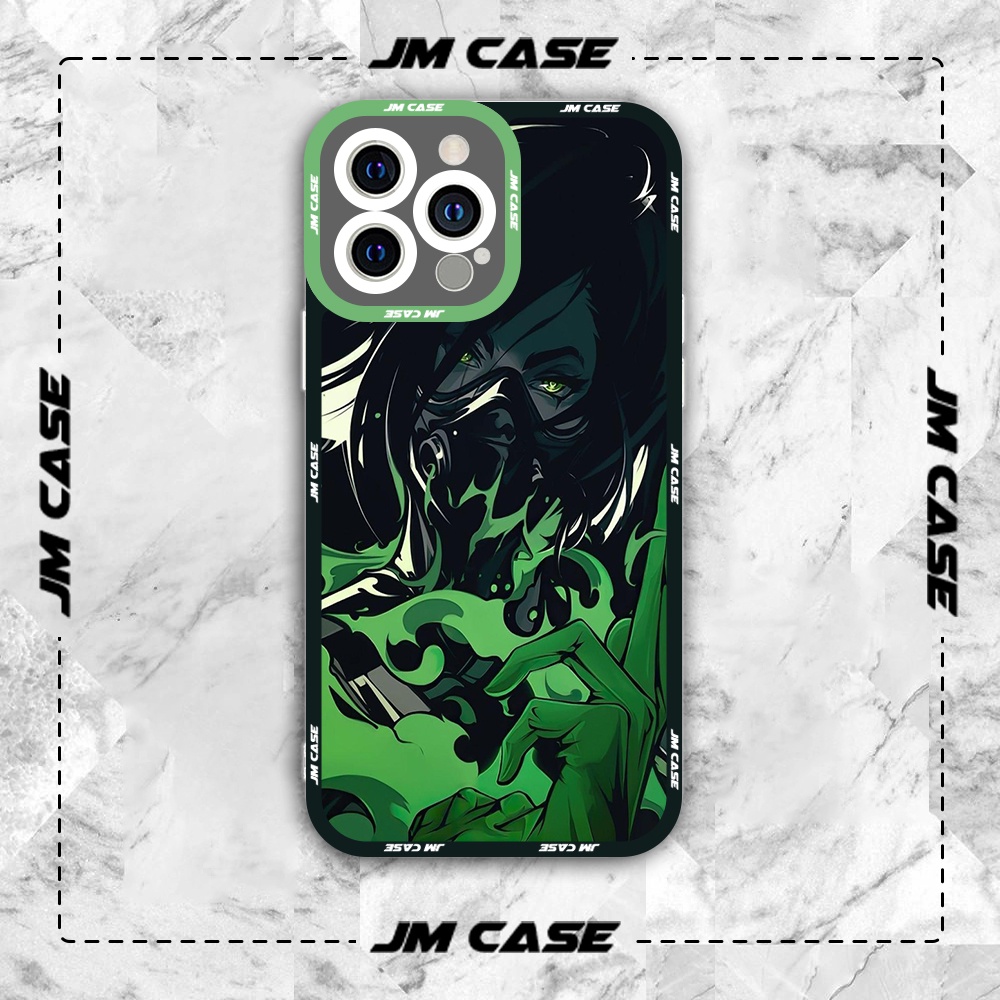 Ốp lưng iphone samsung xiaomi oppo cạnh vuông JMCase Viper Valorant Game Online FPS