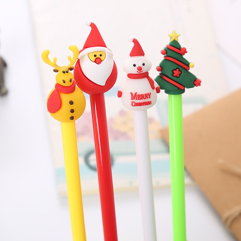 Bút nước Noel Hàn Quốc mực đen cute dễ thương giá sỉ