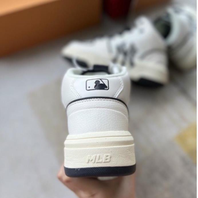 Big sale giày thể thao sneaker mlb chunky high liner ny đen, mlb liner cổ cao ny đen bản cao cấp ảnh thật tự chụp hot