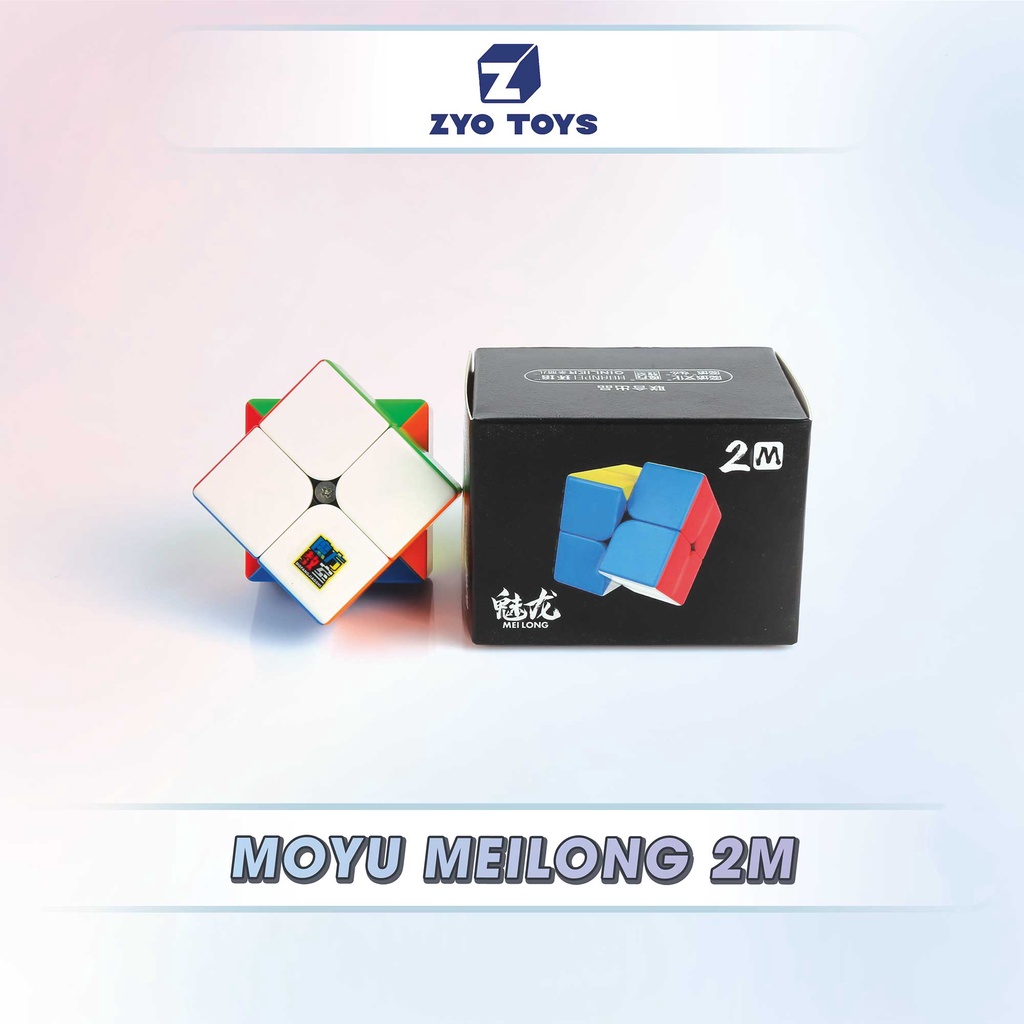 Rubik 2x2 MoYu MeiLong 2M M Series MoYu Nam Châm Rubic 2 Tầng Nam Châm Stickerless- Zyo Toys