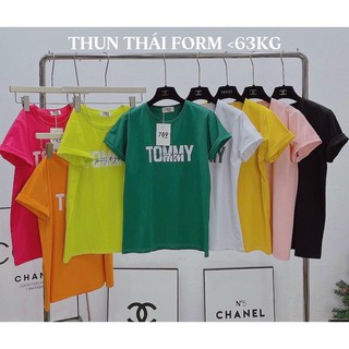 Áo thun thái cao cấp bán shop Form rộng 40-65ki