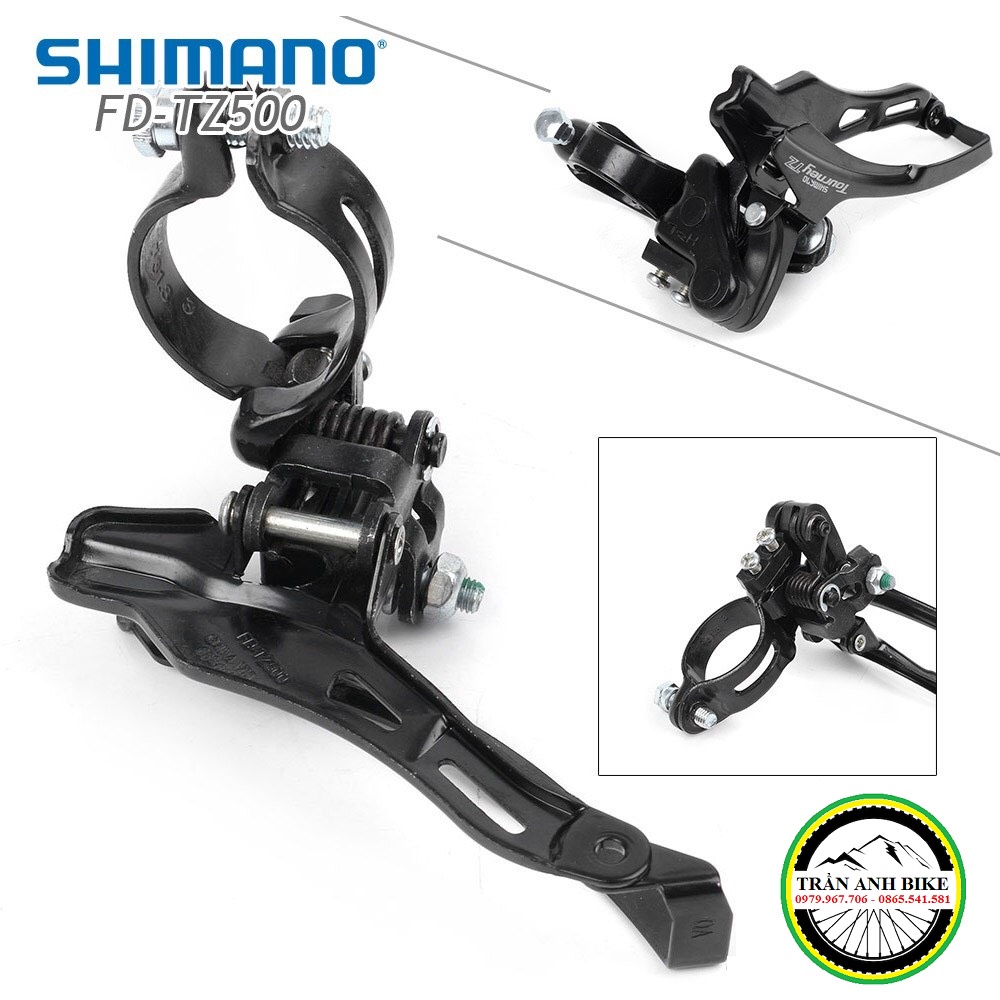 Sang đĩa  xe đạp SHIMANO TOURNEY FD TZ500 - Hàng chính hãng