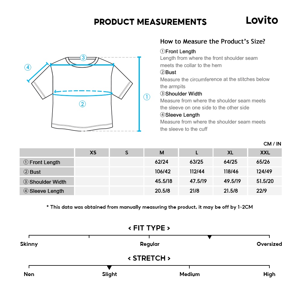 Áo thun Lovito in họa tiết phong cách vintage đơn giản L00241 (màu đen/ trắng)