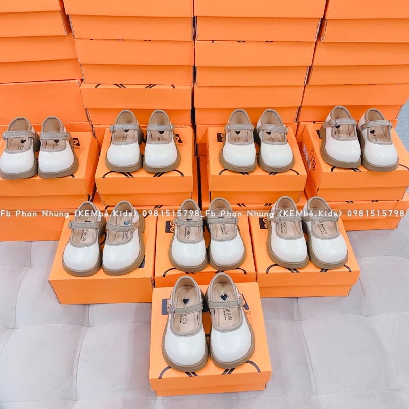 Giày Búp Bê Da Mềm Dành Cho Bé Gái Dễ Thương