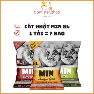 Tải 7 bao cát nhật min 8l - cát vệ sinh cho mèo